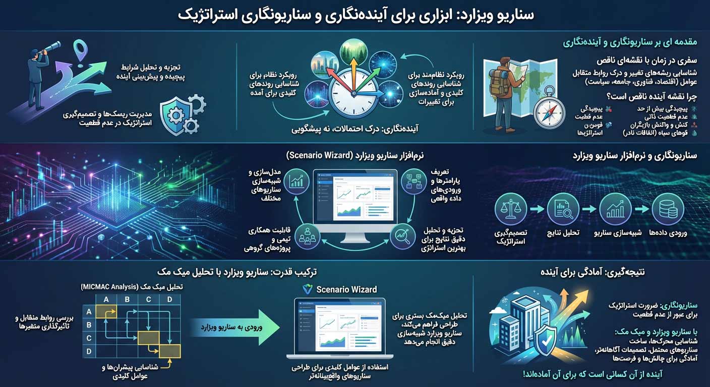 اینفوگرافی سناریو ویزارد