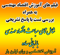 فیلم آموزش اقتصاد مهندسی کنکور ارشد